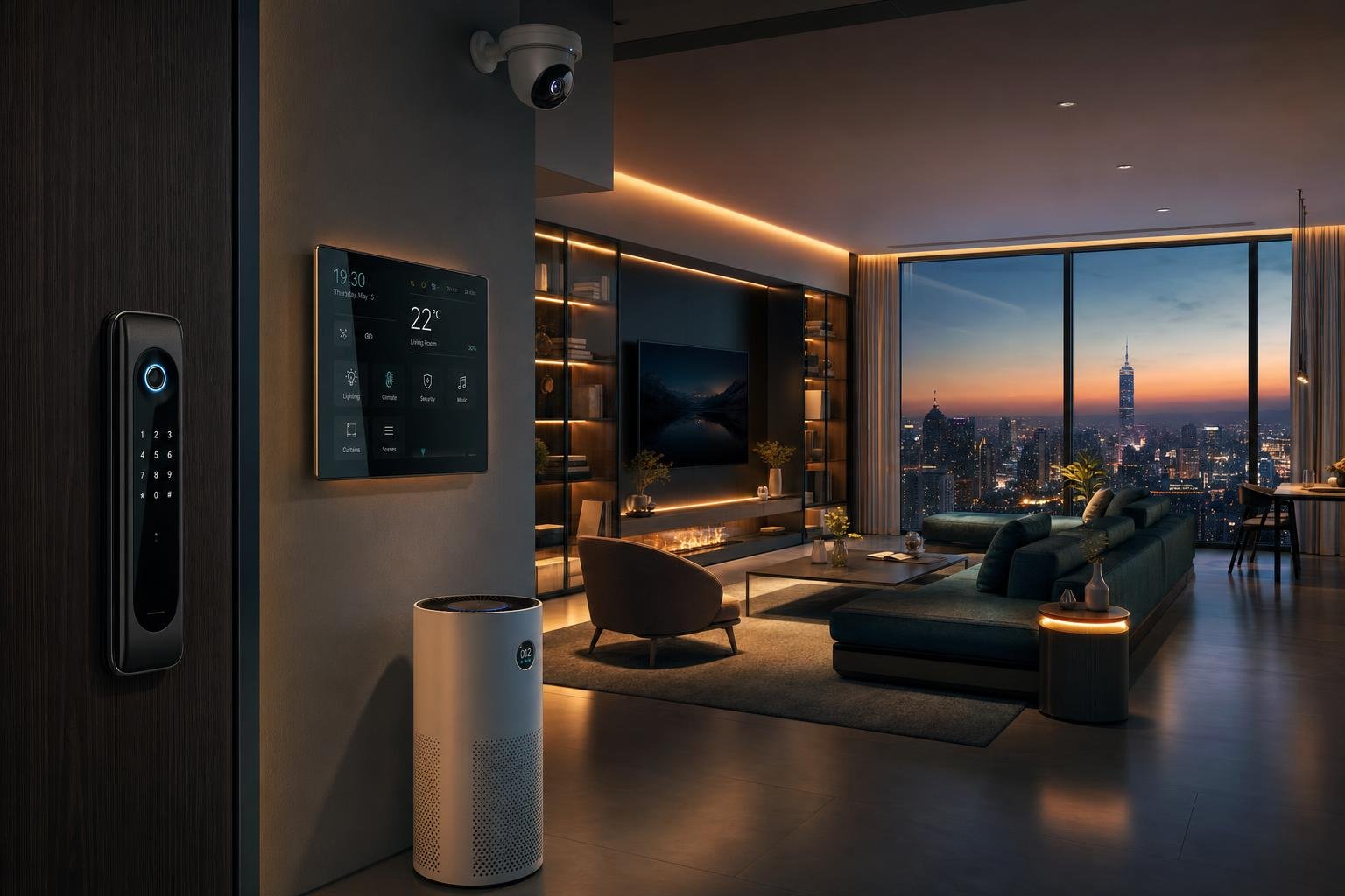Smart home interior by Hanulink